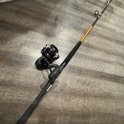 New Daiwa Eliminator 5000 Salt Water Fishing Combo. 