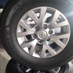Juego De Rines Para Trocas Toyota Tacomas 4rruner Secoya Tundra Nissan Frontier Yantas Muybuenas Medida 16