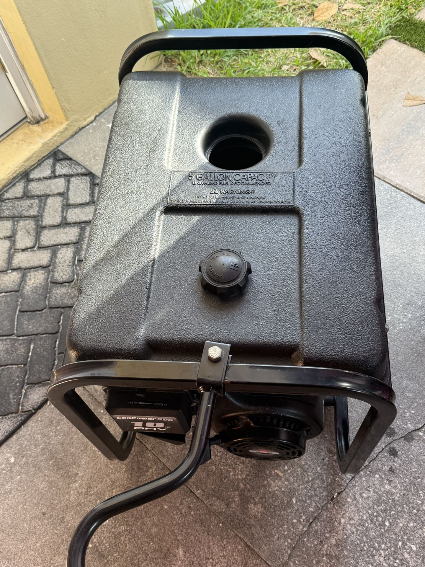 Coleman Powermate PM 545006 Premium Plus 5000 Generator, 6250 Max. Watts, Replaced Gas Tank