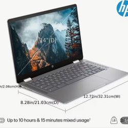 HP Pavillon x360 Convertible Laptop-14” Touchsreen