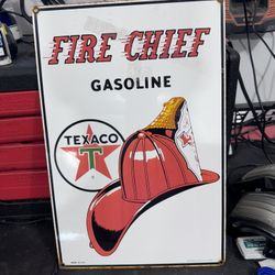 Texaco Gasoline Sign 