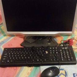 Monitor, Keyboard, Mouse 