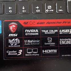 MSI GAMING LAPTOP