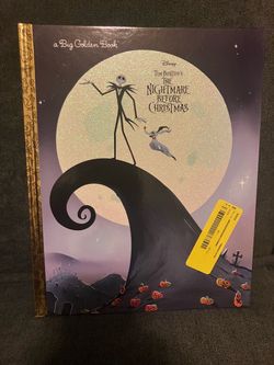 Lot of 6 Books-The Nightmare Before Christmas Big Golden Book