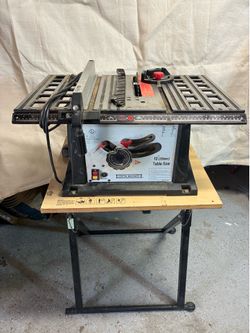 Table saw central machinery with table