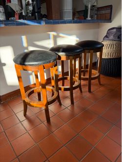 Bar stools solid wood