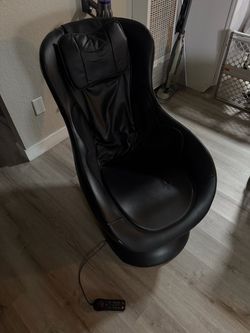 Impulse black massage chair