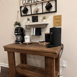 Wooden bar With Shelf