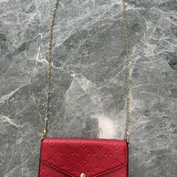 Red Louis Vuttion Monogram Bag