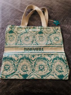 Christian Dior Novelty Straw Tote