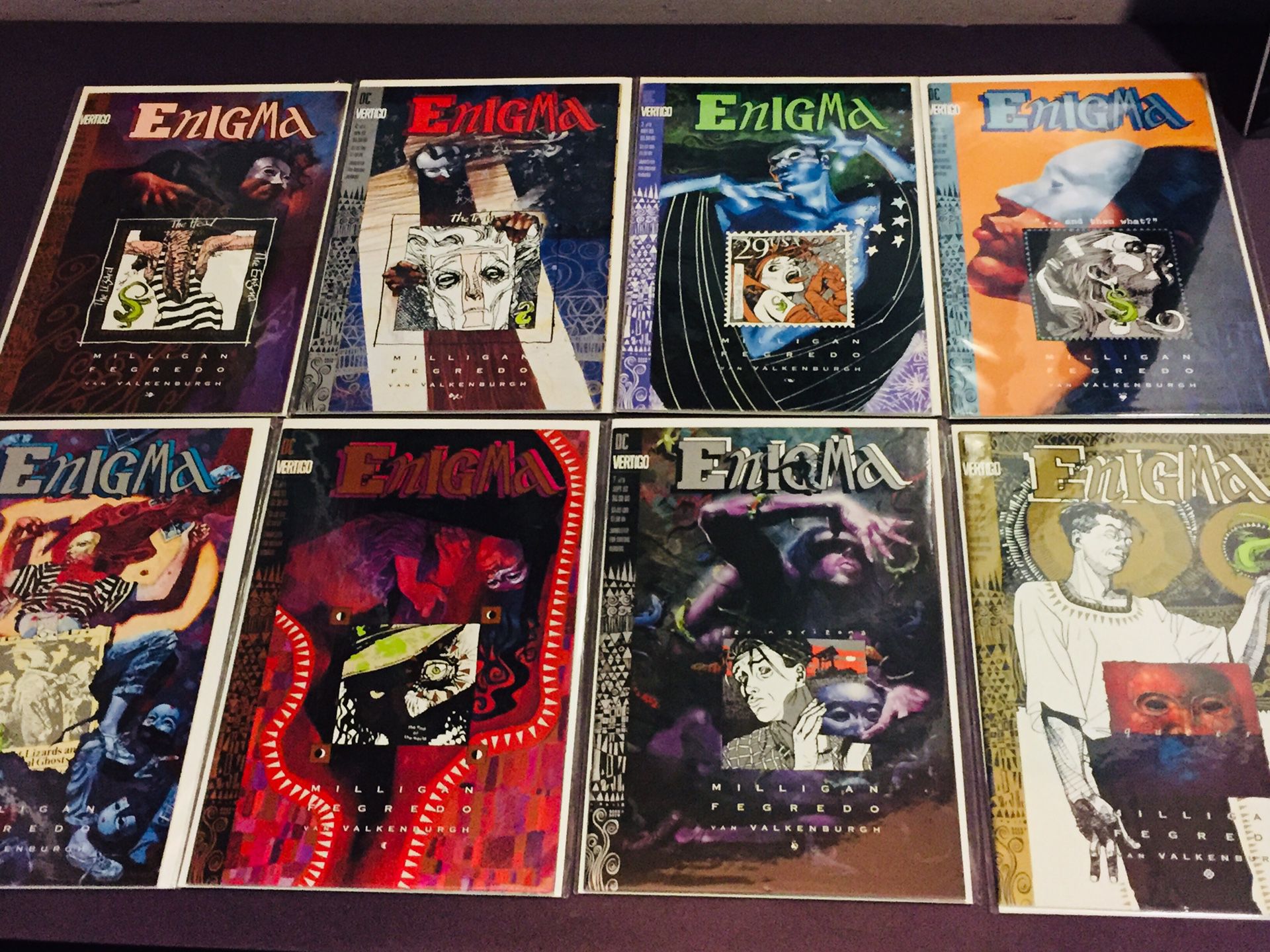 Enigma - DC Vertigo - 1993 - Comic Books - 1-8 - $20 Cash
