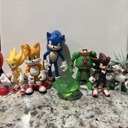Sonic The Hedgehog Jakks Pacific Lot figured