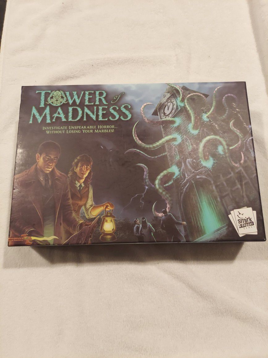 Tower Of Madness HP LOVECRAFT Cthulhu Board Game LIKE NEW