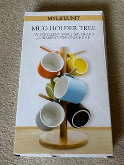 MyLifeUnit Bamboo Mug Holder Tree
