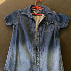 Tommy Hilfiger Kids Jean Button Up