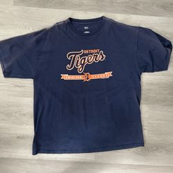 Vintage Lee 2007 Detroit Tigers Shirt Size 2XL