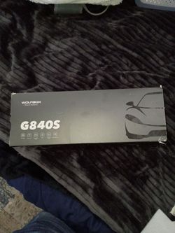 Wolfbox G840S 12" 4K Mirror Dash Cam + Rear Camera – Like New