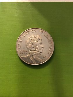 Mexican coin 1977