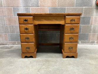 BEAUTIFUL Vintage Maple Sewing Desk!
