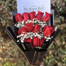 Valentines Bouquet Ramo Buchon Roses