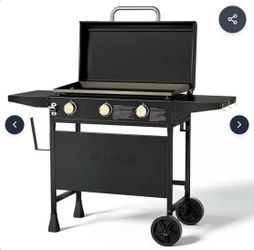 KingChii 3‑Burner Outdoor Gas Griddle – New / Open Box