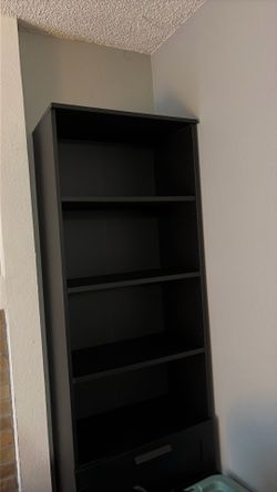 Black book shelf