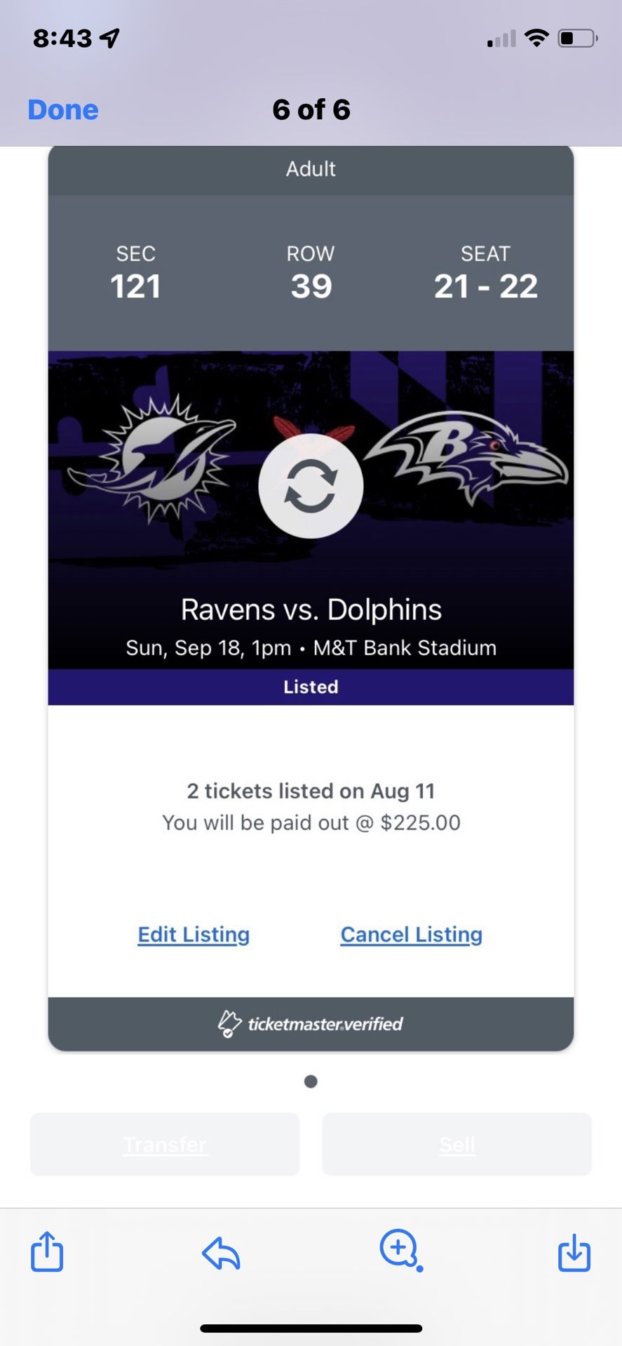 Ravens Tickets 