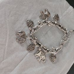 Elephants & Hearts Bracelet**new**