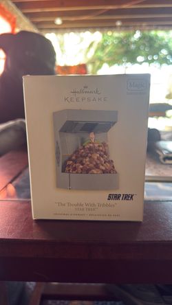 Christmas ornament Star Trek “the trouble with tribbles” Christmas ornament