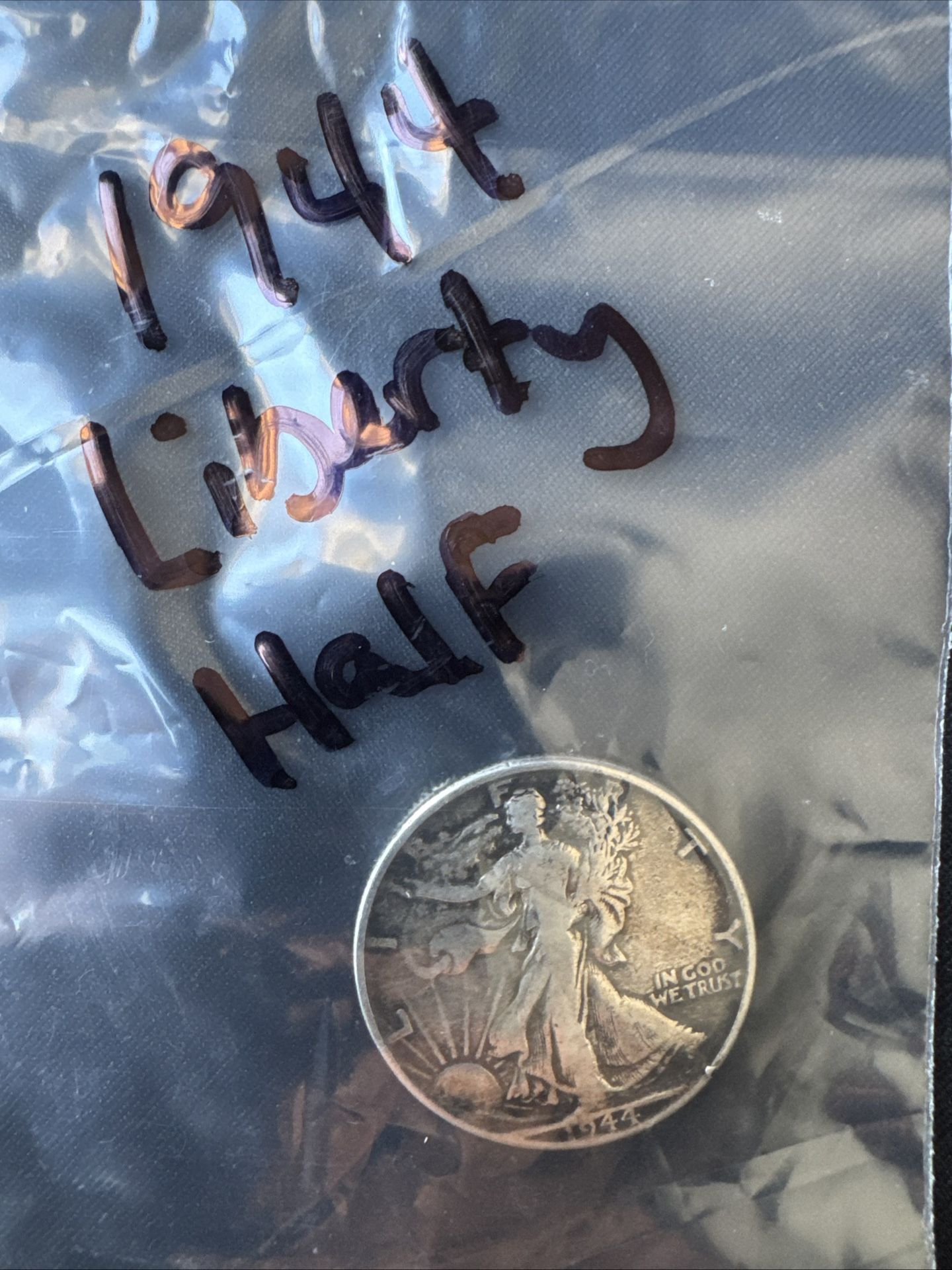 1944 Silver Liberty Half