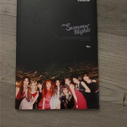 Kpop TWICE Summer Nights album