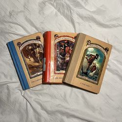 A Series Of Unfortunate Events by Lemony Snicket books 9, 12 and 13