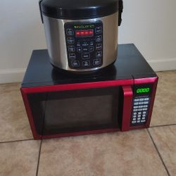 Microwave And Rice Cooker 