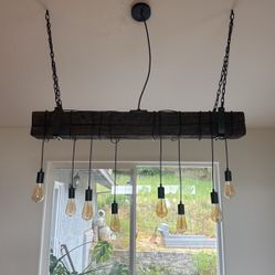 Handmade Rustic Light Fixture