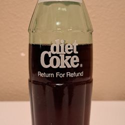 Vintage Diet Coke 16.9 Fl Oz Full Unopened Bottle 
