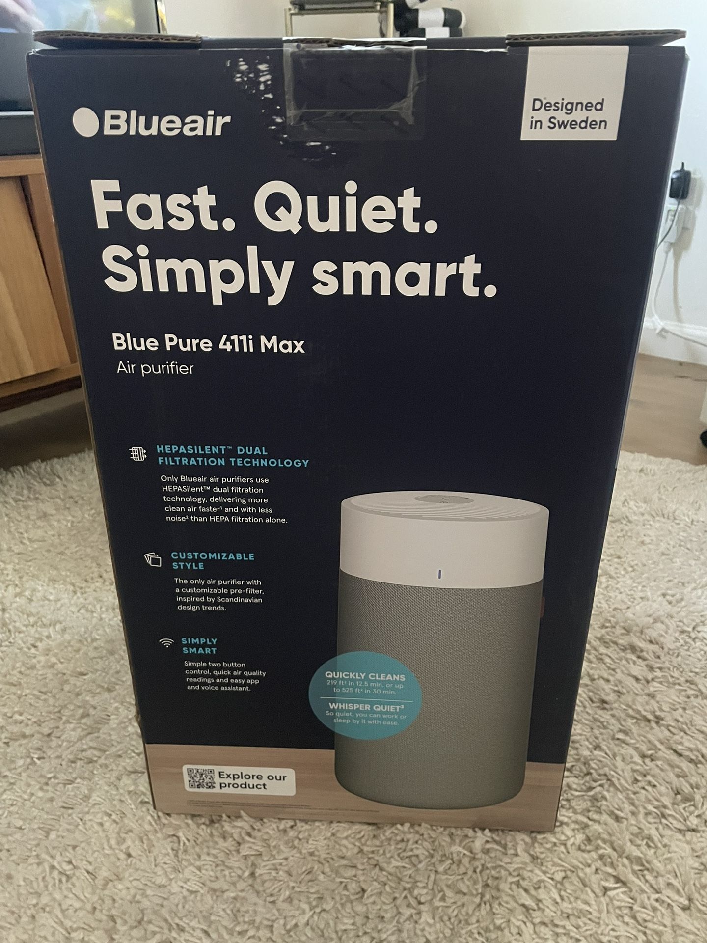 Bluair Blue Pure 411i Max Air Purifier