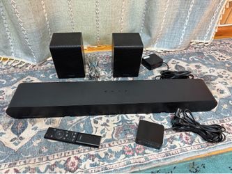 Samsung Surround System Soundbar HW-S60B/ZA and Rear Satellite Speakers SWA-9200S/ZA