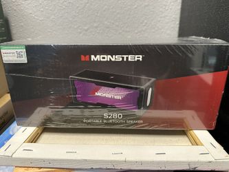 Monster Portable Speaker W/wireless Charging 40Watts New Sealed 