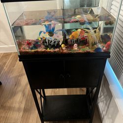 10 Gallon Fish Tank With Stand 