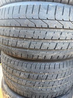 (2) 255/30ZR20 PAIR OF USED TIRES PIRELLI P ZERO 70% LIFE !!