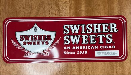 Swisher Sweets - An American Cigars Since 1958 Collectors Metal Sign | 24" X 9"