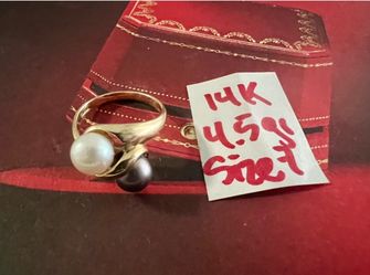 14K Solid Gold Ring  For Wedding 4.5Gr Size 7