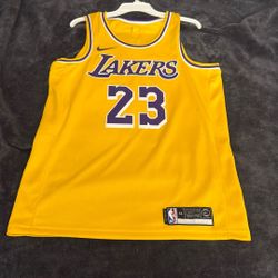 Los Angeles Lakers - Lebron James Nike Dri-fit Jersey - Size Medium