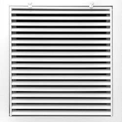 24" X 24" Aluminum Return Filter Grille for 1" Filter - Easy Airflow - Linear Bar Grilles