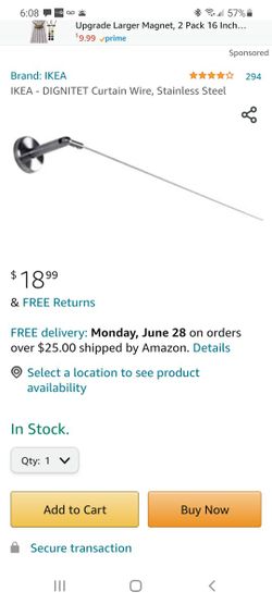 IKEA Curtain wire