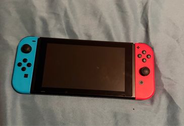 Nintendo switch HAC-001 Console only with red and blue joy cons