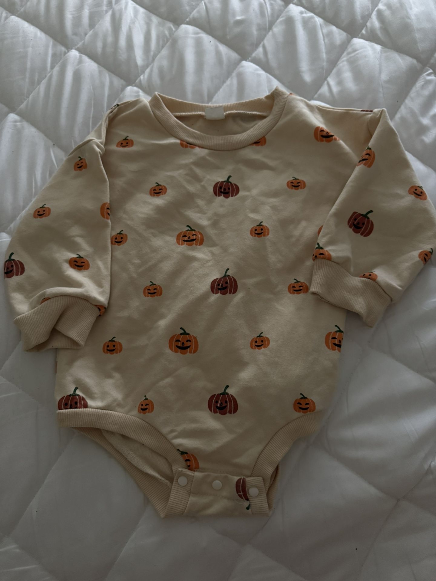 Cute Pumpkin Romper Toddler 