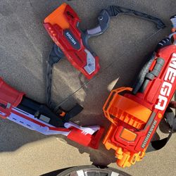 3 Mega Nerf Guns