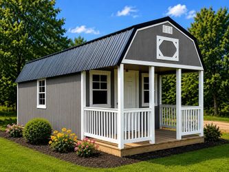 💲Shed Gal’s Lightly Used Lofted Barn Cabin Is Priced to Sell!