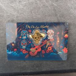 1/1000 gold Dia de los Muertos